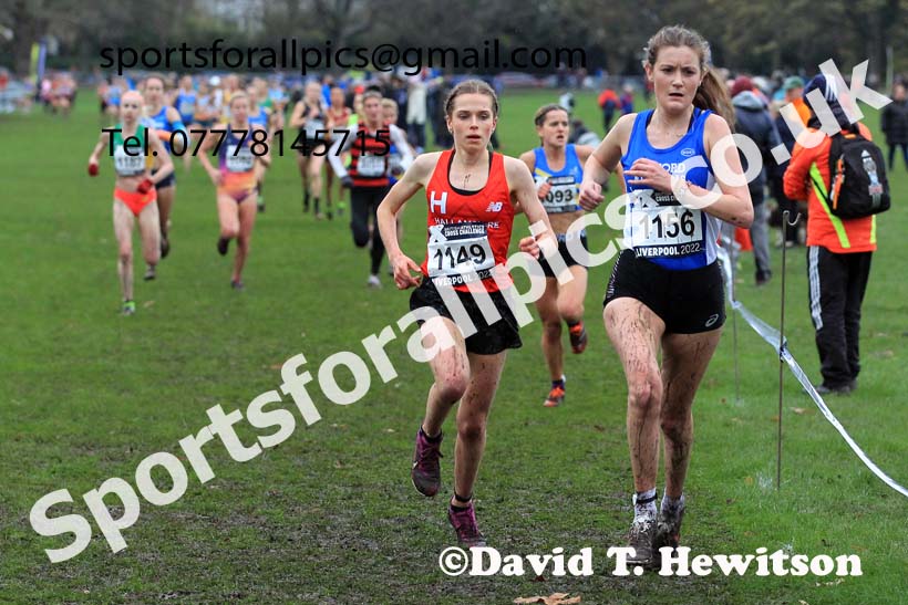 Senior Women and Under-23 Women, 2022 British Athletics Cross Challenge, Sefton Park, Liverpool.  Photo: David T. Hewitson/Sports for All Pics